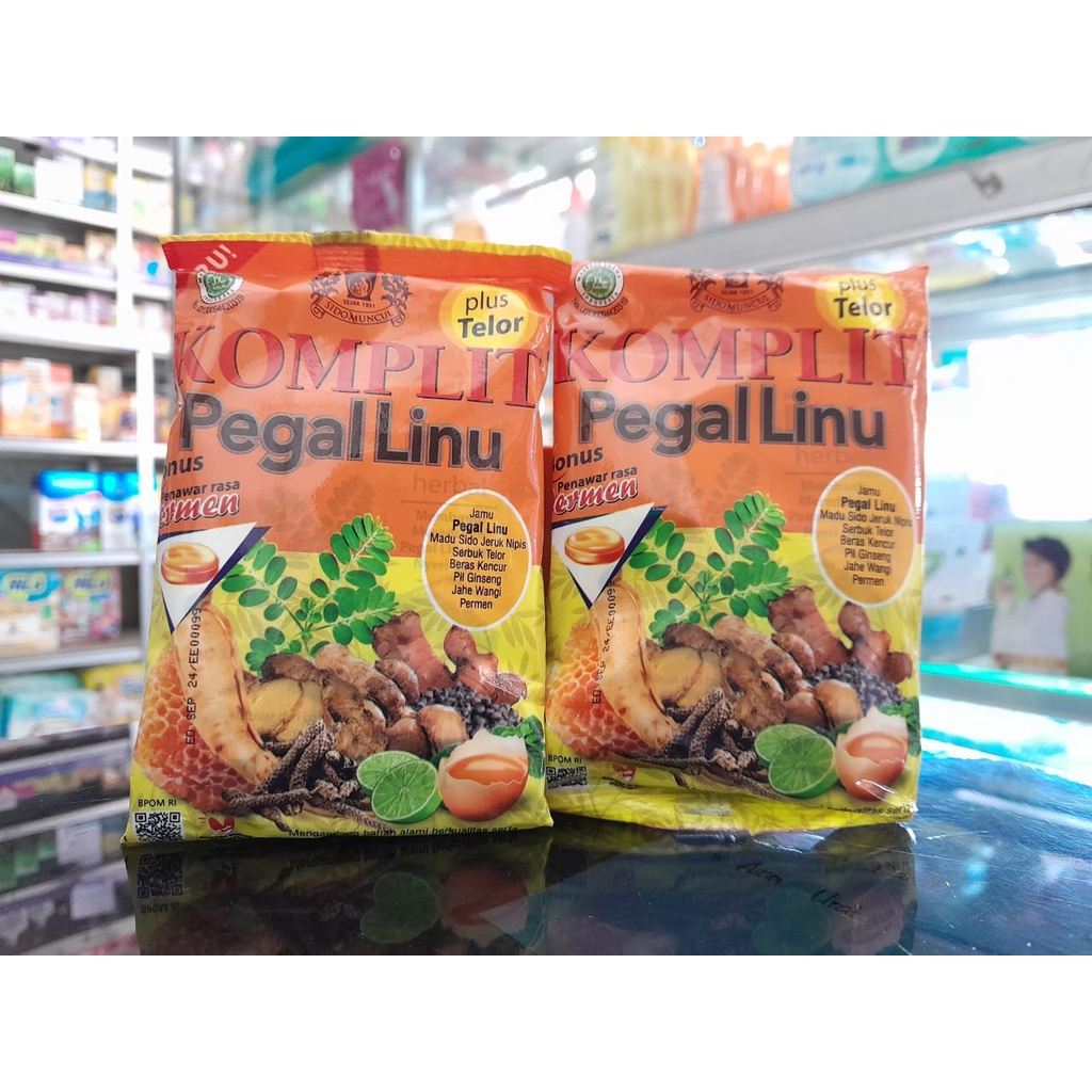 JAMU KOMPLIT PEGAL LINU PLUS + TELOR SACHET