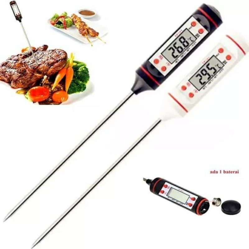 FOOD THERMOMETER TERMOMETER MAKANAN DAGING BBQ KUE MINUMAN KOPI SUSU ALAT UKUR SUHU