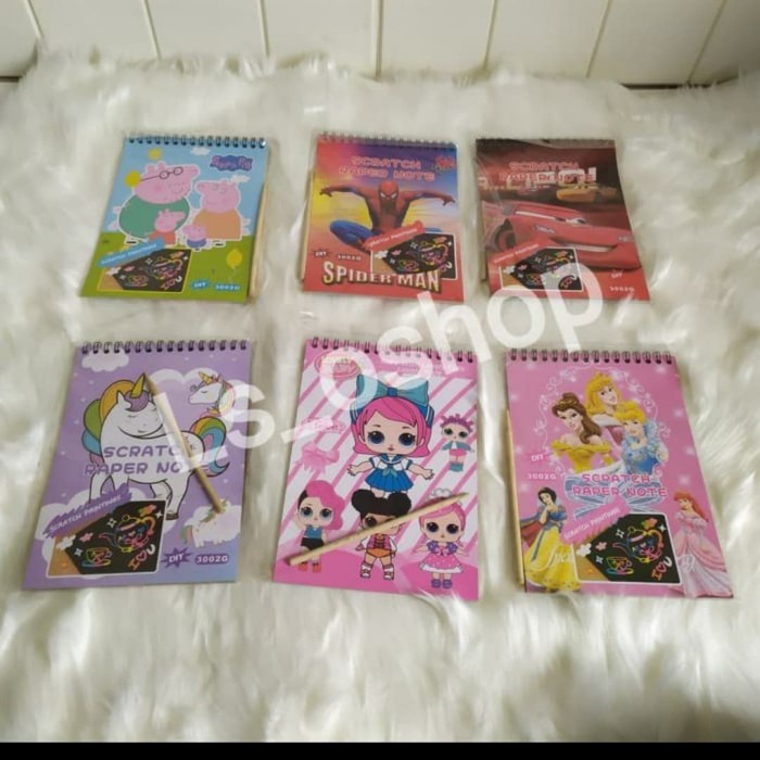 

Promo Bulan Ini Scratch Note Magic Book / Buku Gambar Magic Book Uk.Sedang 20X14 Sale!!!