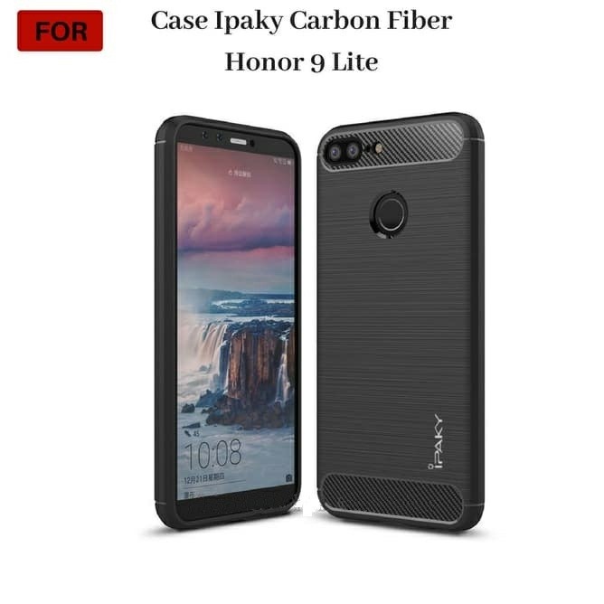 CASE SLIM FIT CARBON IPAKY HUAWEI HONOR 9 LITE SOFTCASE - GA