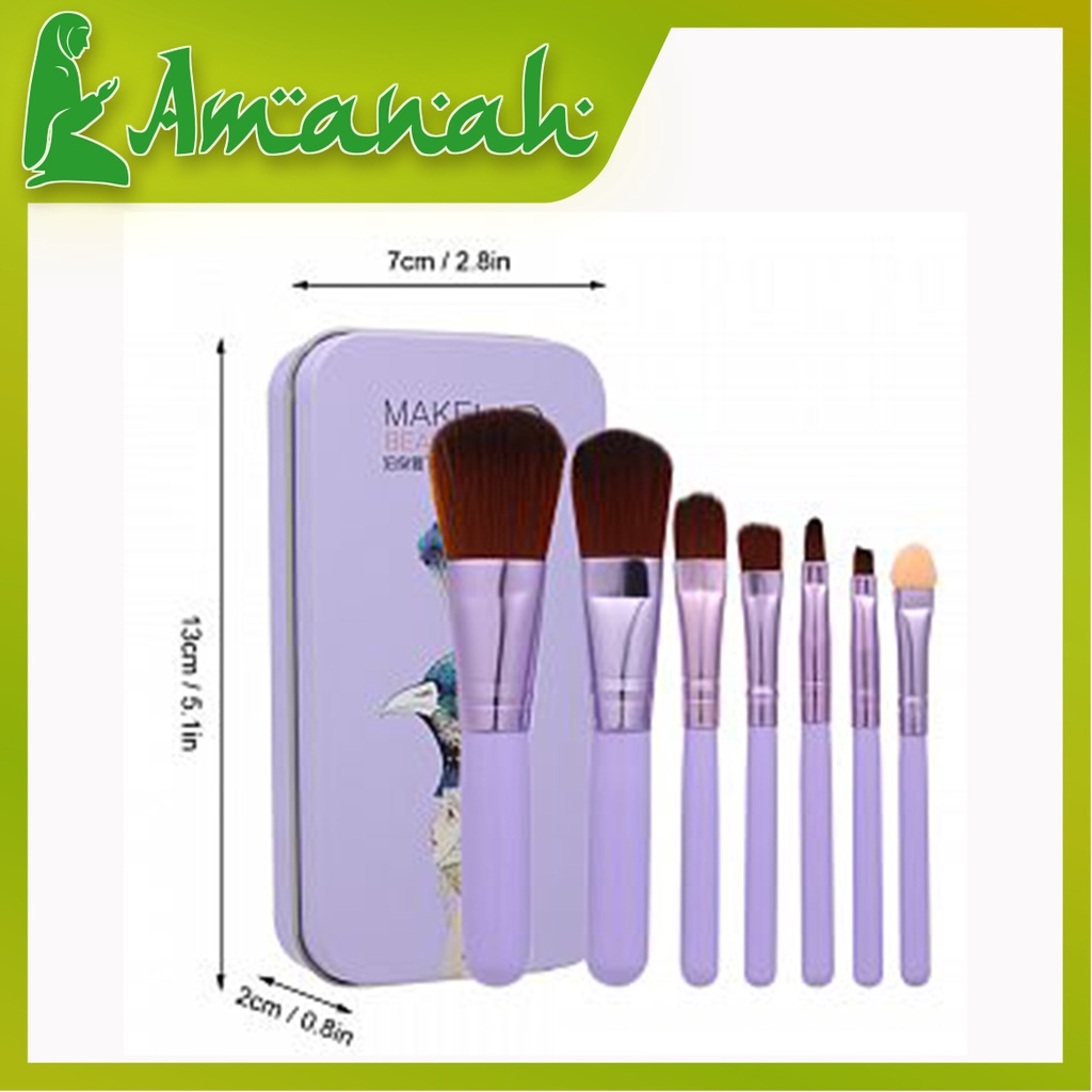 Brush set Kecantikan Alat Kecantikan kuas makeup beauty isi 7 PCS