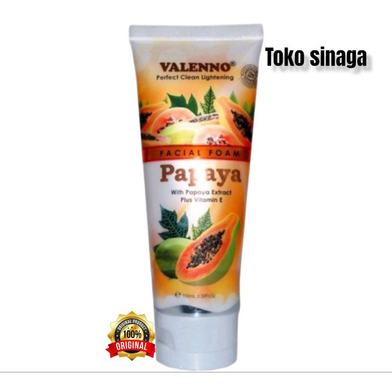 Valenno Facial Foam papaya 100ml