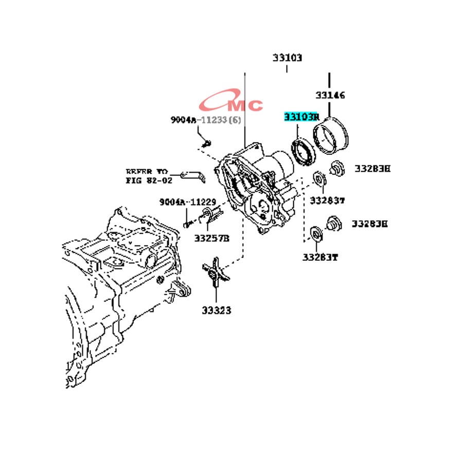 Seal Output Kopel Persneling Avanza Rush Grand Max 9004A-31014-SEAL