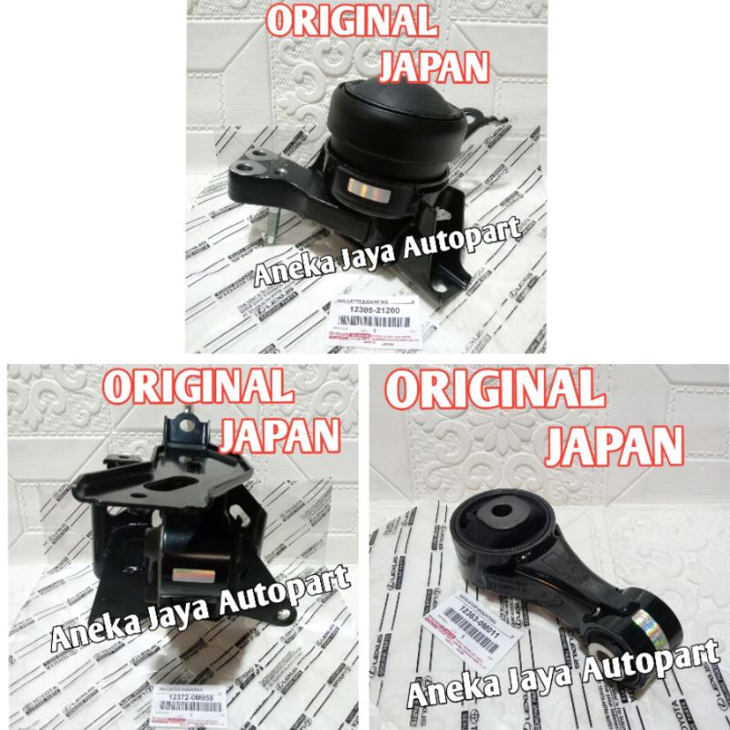 engine mounting set kiri kanan belakang Toyota Yaris New Vios gen2 gen 2 manual