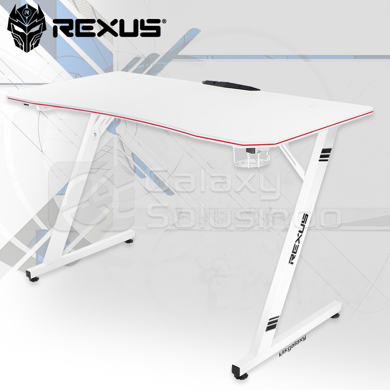 Rexus DIRA RGB Gaming Desk - White