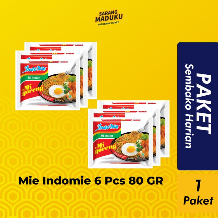 

TERLARIS Paket Bundle Indomie 6 PCS Harga Hemat