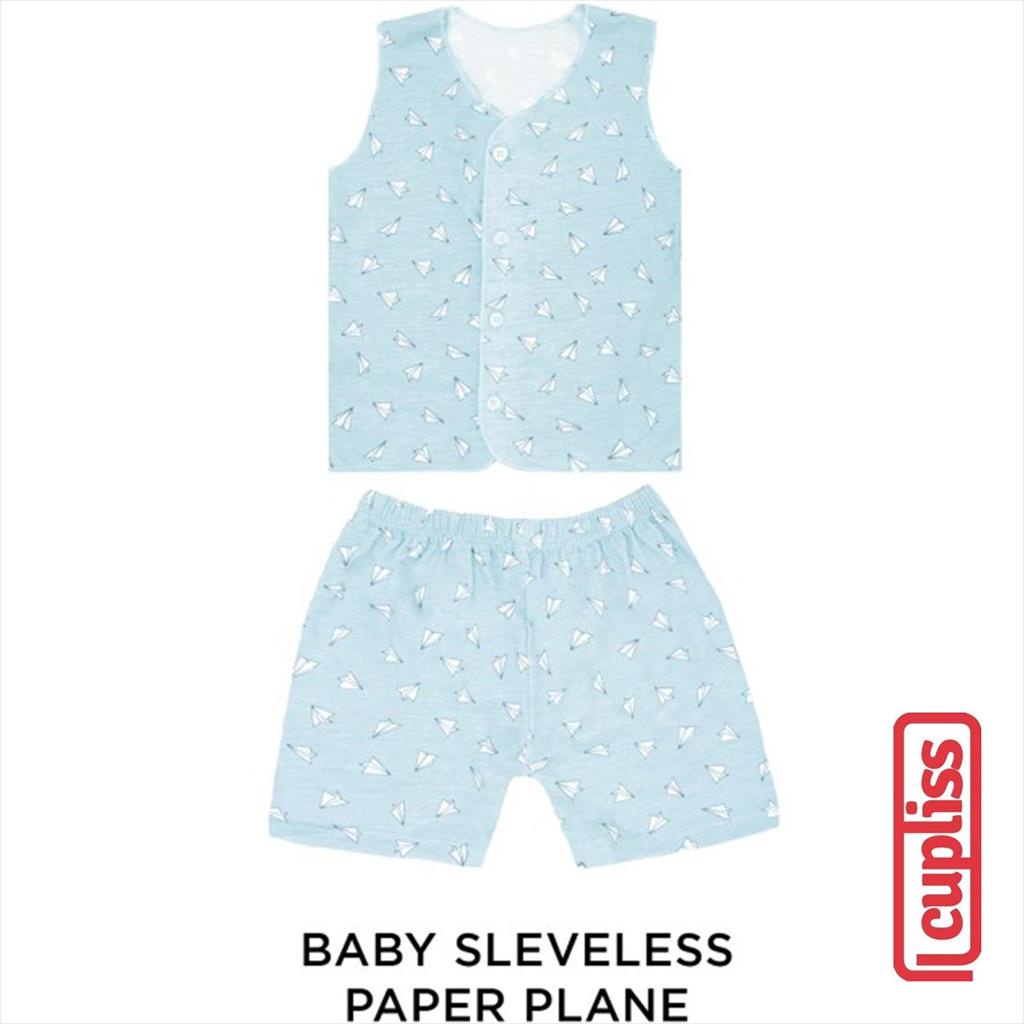 Paper Plane Little Palmerhaus Little Wear Baby Sleeveless Set Bayi