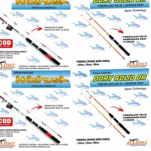 JORAN FIBER DAIDO WALRUS, DAIDO DORY DAN COCODILE PANJANG 150 165 180 ◦ SMJ.18Oc22o