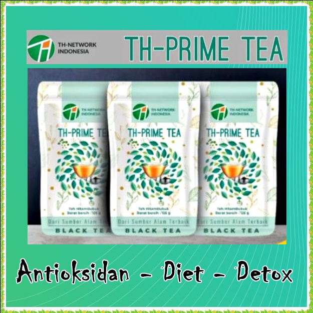 TH Prime Tea Black Tea 1 pouch Isi 70 Gram Teh Kesehatan Antioksidan Diet Detox