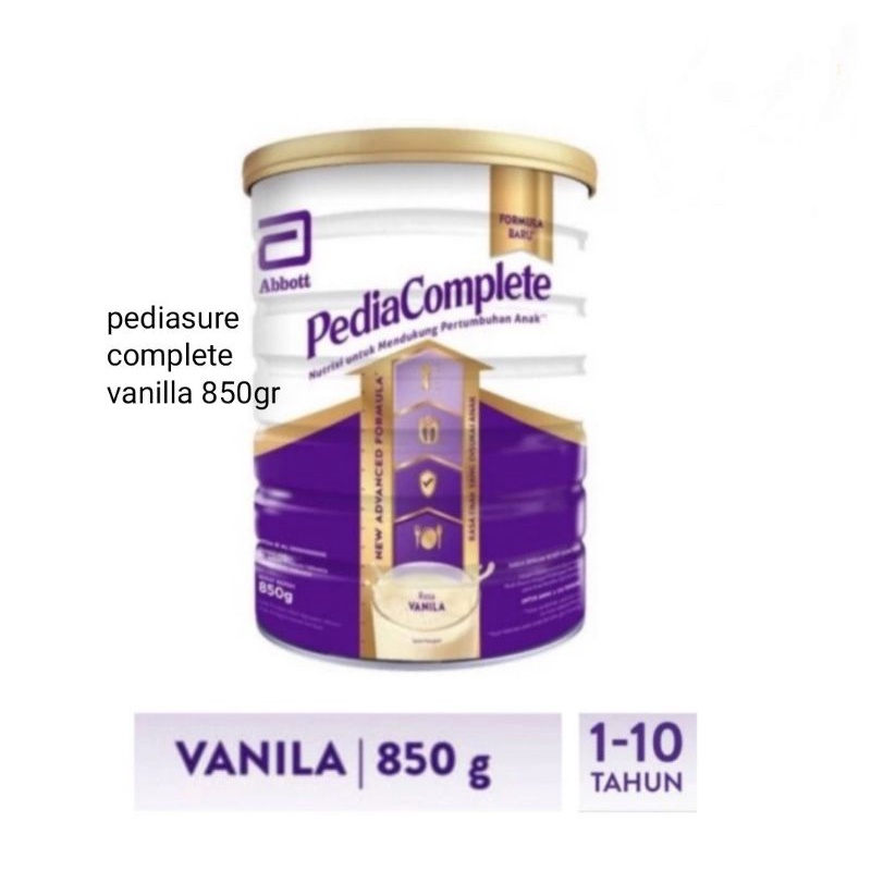 

Pediasure Complete vanila 850gr - Complete vanilla 850 gr pediasure