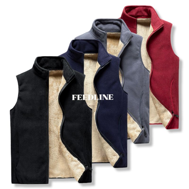 Jaket rompi pria | vest tactical | rompi motor pria | rompi tebal bulu | rompi lapangan