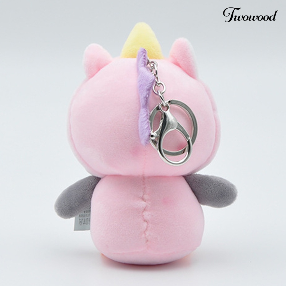 Twowood Gantungan Kunci Boneka Penguin / Lebah Bahan Plush