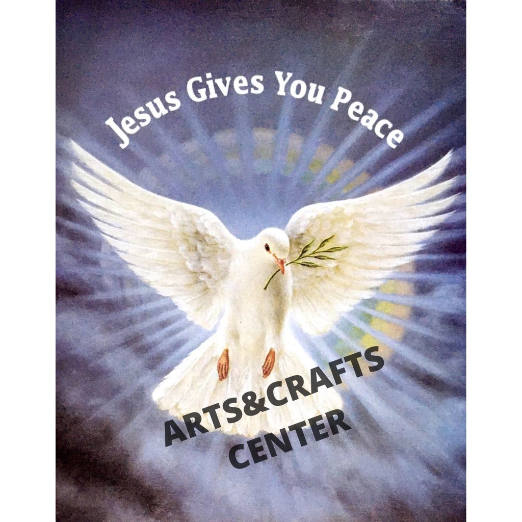 Gambar 3D Papertole Yesus Give You Peace