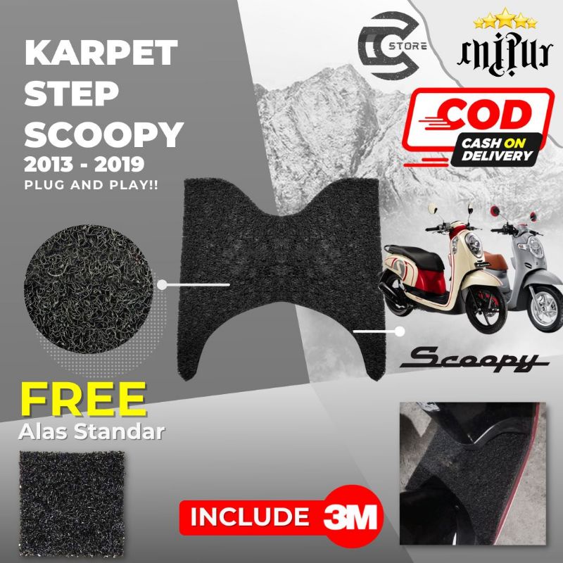 Karpet Mie Honda Scoopy 2017 2020 / Karpet motor Scoopy / Karpet Scoopy