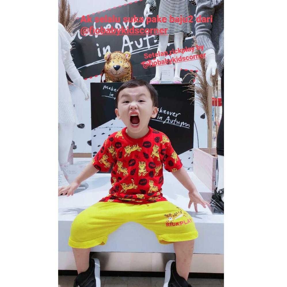 RICKPLAY Setelan Baju Anak Balita Size 1 2 3 4 5 [BG.18Oc22н]