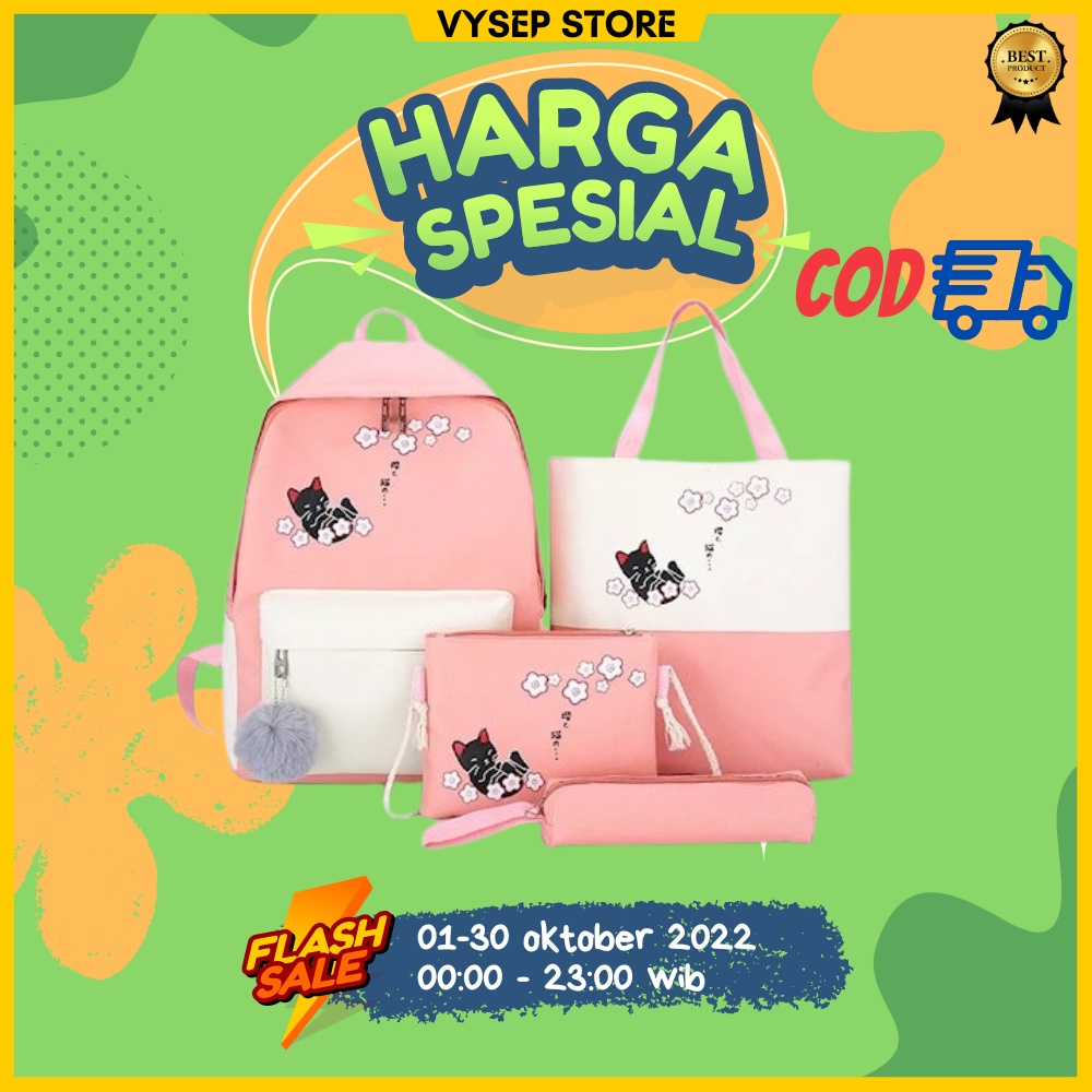 PREMIUM  TAS RANSEL BACKPACK FASHION-Tas Ransel Backpack wanita Tas Sekolah cewe Tas Ransel keren Ta