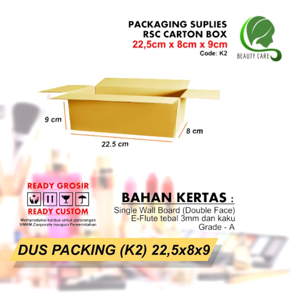 

Dus Packing K2 Ukuran 22.5x8x9 cm karton dus