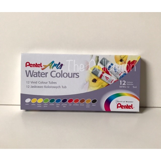 

Wow Atk0320Pt 12 Warna Cat Air Pentel Wfrs 12 Watercolour Art Color Diskon