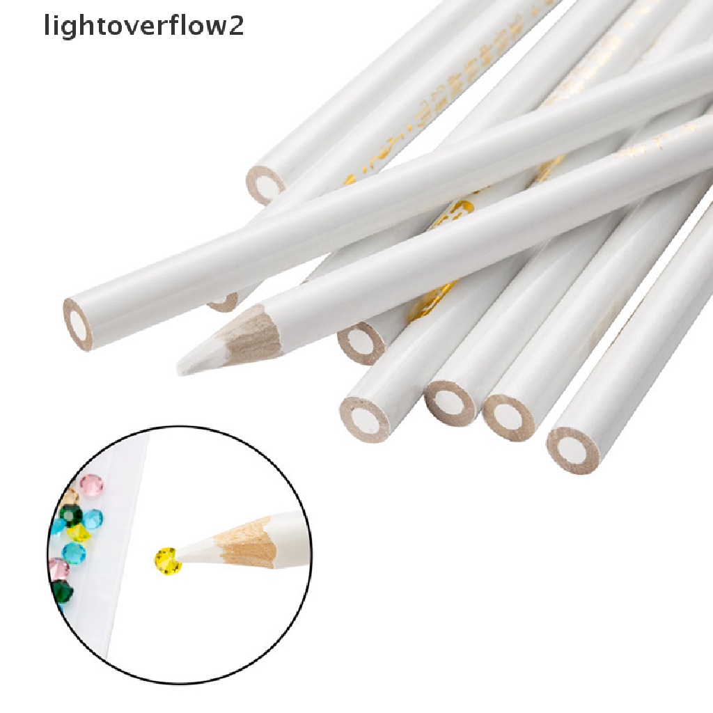 (lightoverflow2) 2pcs Pensil Penanda Garis Bahan metal / Plastik / Kulit / Porselen