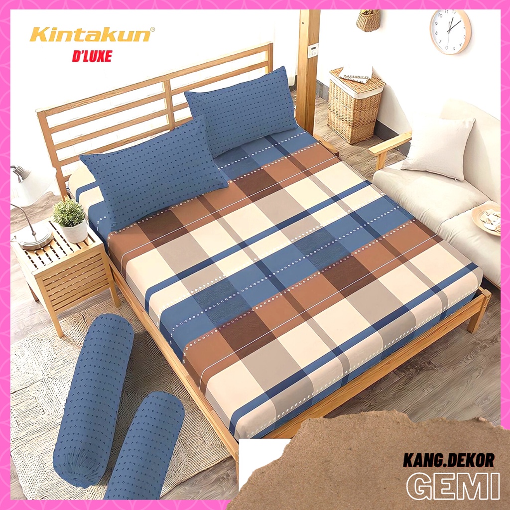 SPREI KINTAKUN DLUXE MOTIF GEMI 180x200 NO 1 KING SEPREI CANTIK MURAH MOTIF TERBARU SEPRAI KAMAR TIDUR D’LUXE SEPREI AESTHETIC D LUXE KINTAKUN SEPRAI CANTIK SEPRE DLUXE PROMO ANTI LUNTUR MOTIF PLUS SARUNG BANTAL SPREI DEWASA ALAS KASUR SPREI ADEM