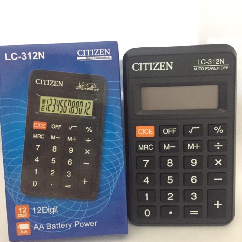 

KALKULATOR CITIZEN LC 310N ORIGINAL - KALKULATOR 8 DIGIT - KALKULATOR SAKU