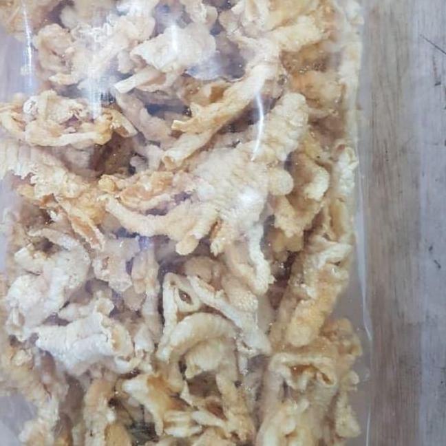 

SALE!!keripik kerupuk ceker dan usus ayam kampung asli Bali berat 100gr|SQ5