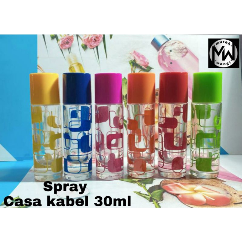 Botol spray casa motif kabel warna 30ml