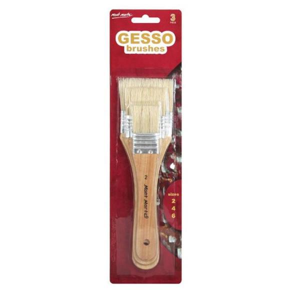 

[COD] Mont Marte Gesso Brushes Set 3 KOMPLIT Kode 950