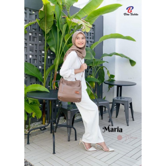 Biru Tsabita - Tote bag MARIA by biru tsabita 2 tali selempang dan tali totebag/MARIA Tote Bag