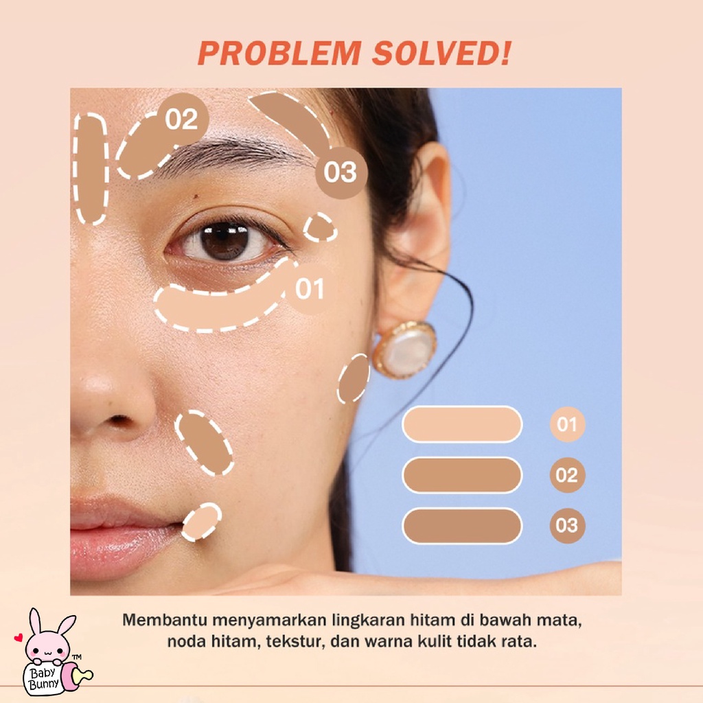 ❤ BELIA ❤ BNB barenbliss Korean Bloomatte Start-Over Concealer「Full Converage | Tahan Lama 24 Jam」