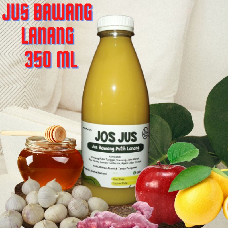 

Jus bawang putih tunggal JOS JUS Garlic 350ML herbal jantung sehat madu bawang putih tunggal lanang cuka apel lemon jahe