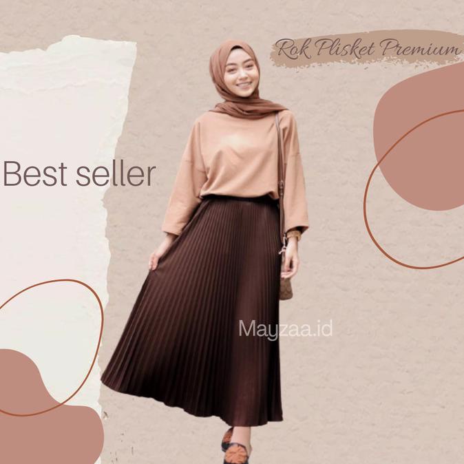rok plisket premium xxl rok plisket xxl jumbo murah Termurah
