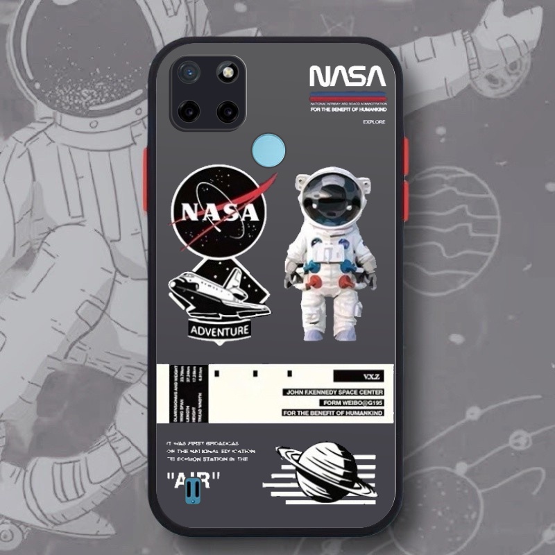 Case Realme C21Y C25Y Casing Nasa Hybrid dove candy pelindung kamera