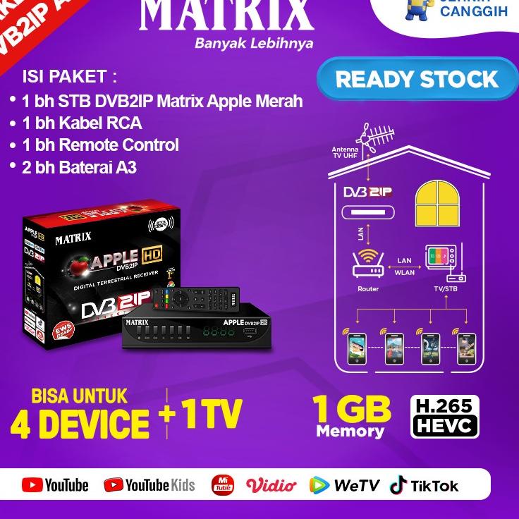 Pasti Tertarik--Receiver Set Top Box Matrix Apple DVB-2IP