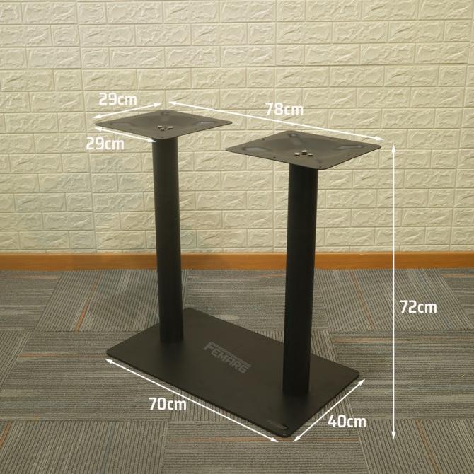 Kaki Meja Femarg Rettalo | Cafe Restoran Foodcourt Antik Besi