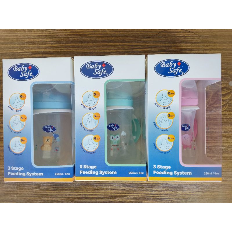 BABY SAFE botol susu wide neck WN30 250ml / BABY SAFE botol susu wide neck WN06 new 250ml