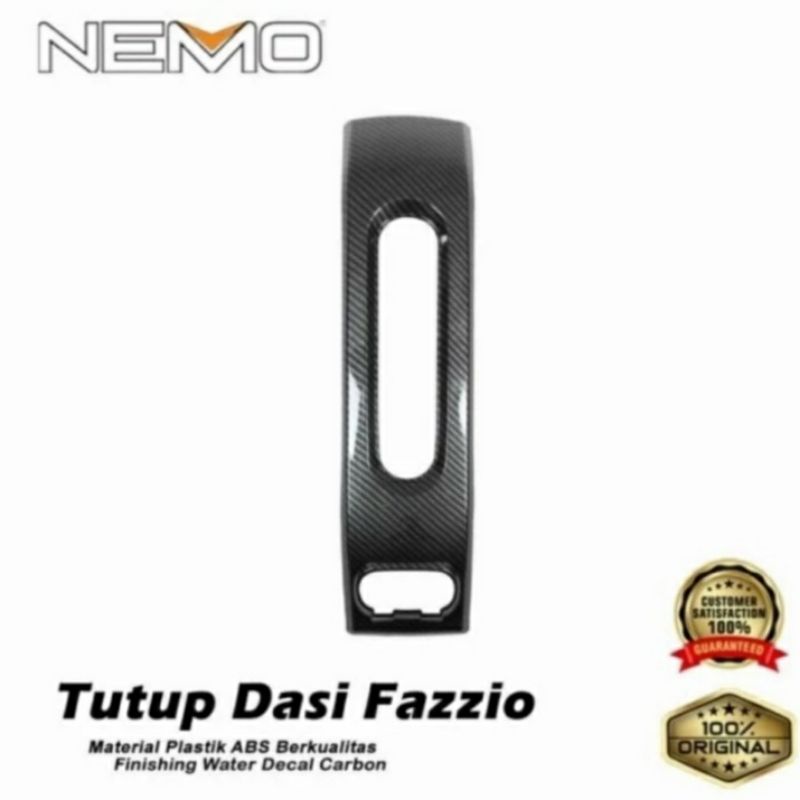 Cover Tutup Dasi depan FAZZIO 125 Carbon Nemo