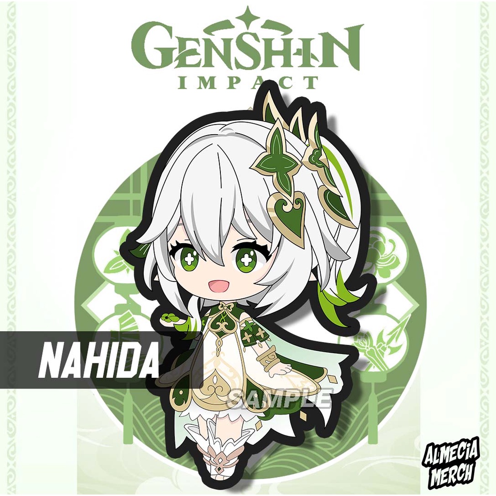 Gantungan Kunci Nahida Genshin Impact / Keychain Dendro Archon Lesser Lord Kusanali