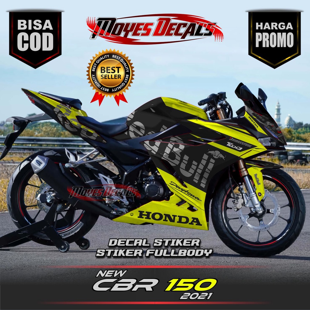 Decal Sticker Striping CBR150 r 2021 New Fullbody - Dekal Stiker Variasi CBR 150 R 2021 - STIKER STR