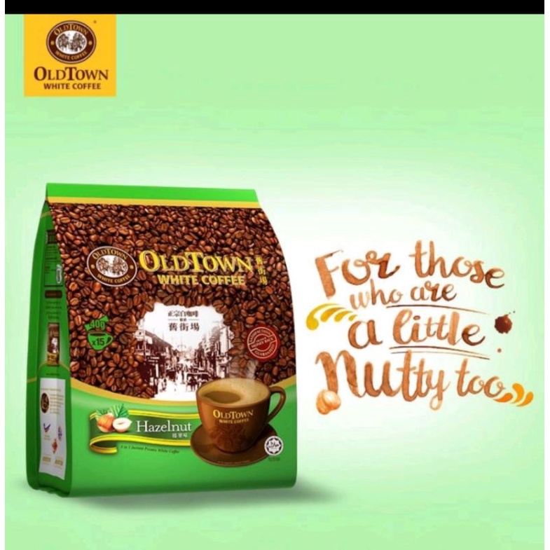 

old town white coffee hazelnut isi 15pcs