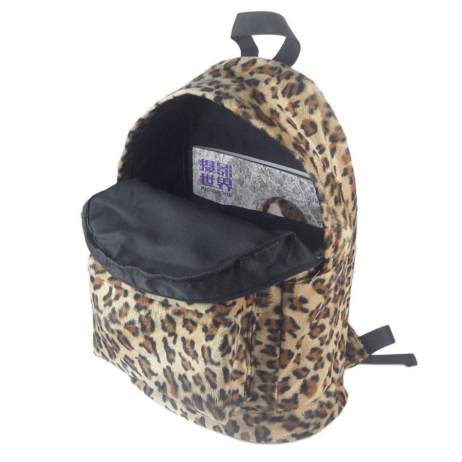 ♛₪Sera impor STALLARIE ransel mewah pendek leopard print ransel ransel kasual tas sekolah siswa pengiriman cepat