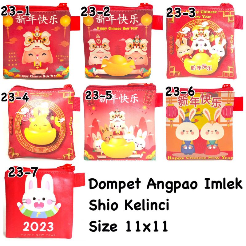 Dompet Angpao Imlek Angpau Chinese New Year Shio Kelinci Rabbit Bunny Tahun 2023 Lucu Murah Kartun