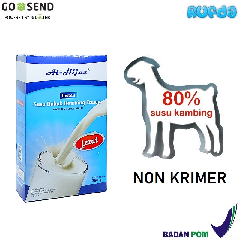 Al Hijaz Etawa Susu Kambing Ettawa BPOM Halal Non Krimer