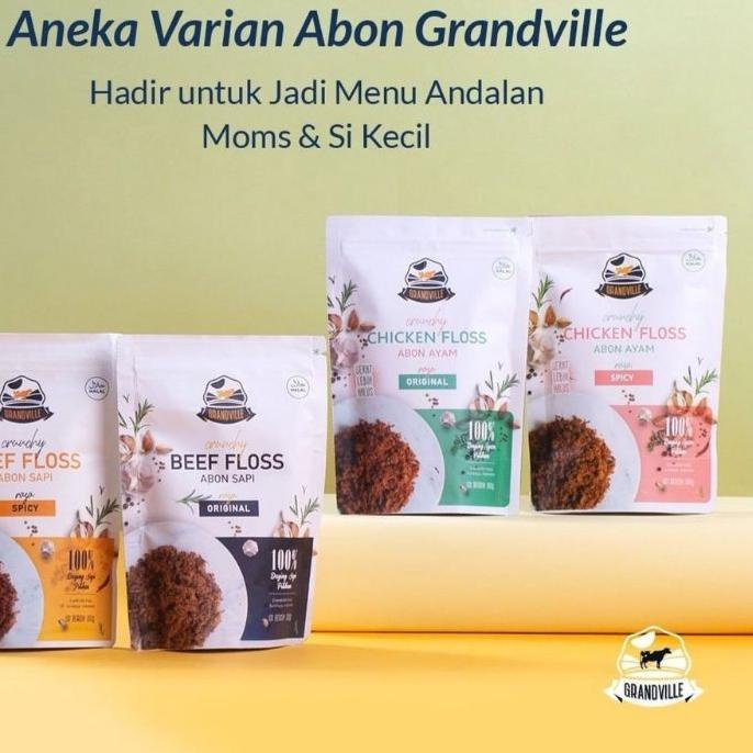 

10.10 sale Grandville Abon Ayam (Chicken Floss) / Abon Sapi (Beef Floss) 100 gr 