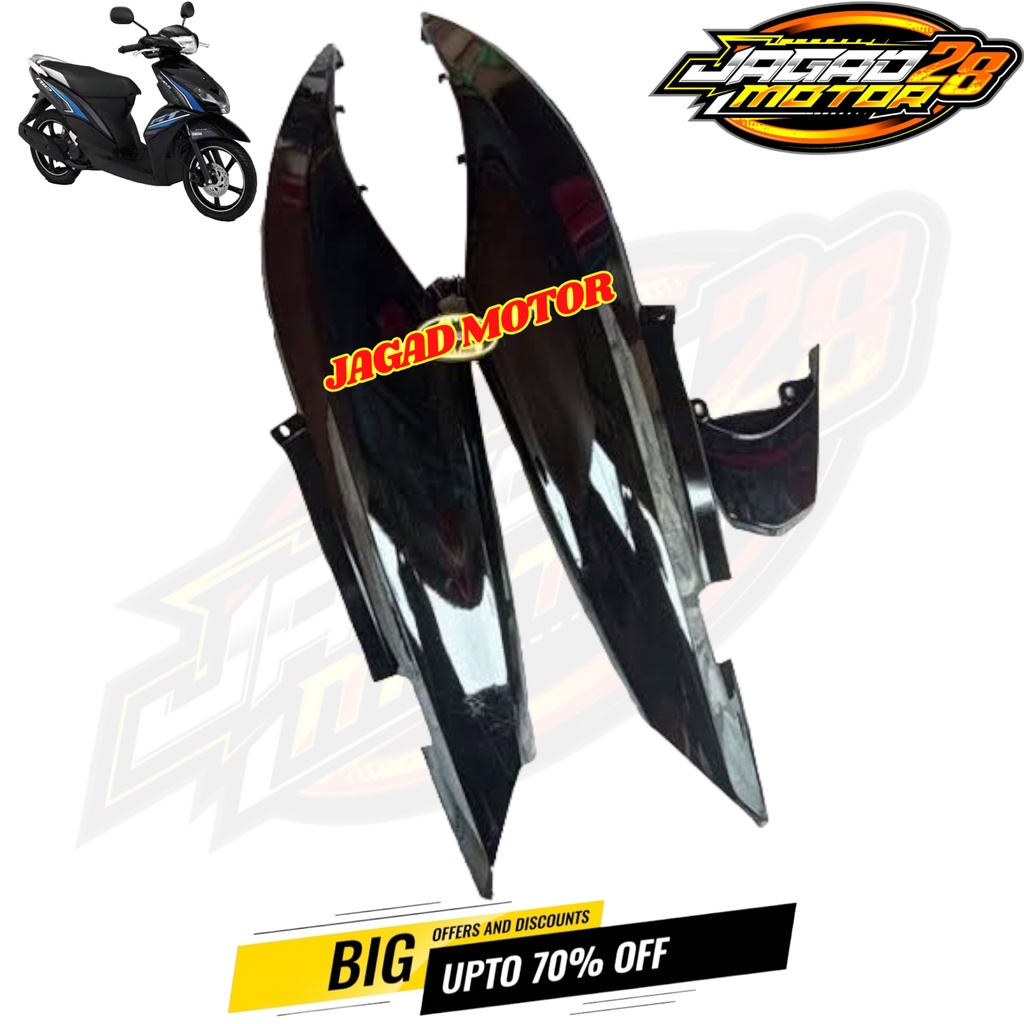 Body Belakang Yamaha Mio GT Hitam / Cover Body Belakang Yamaha Mio GT Hitam / Body Belakang Samping Kanan Kiri Yamaha Mio GT Hitam