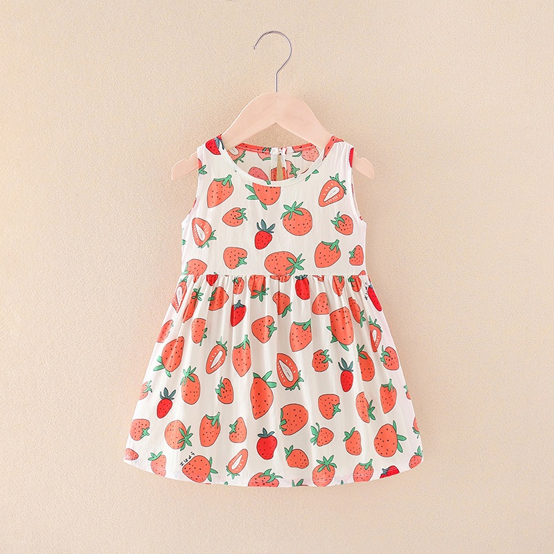 BEE - Dress Terusan Anak Perempuan Dress Santai Banyak Motif Usia 1 - 5 Tahun