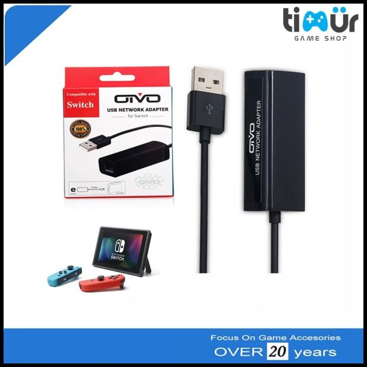 Usb Network Adapter Lan Connector Internet Converter Nintendo Switch