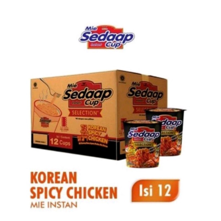 1 DUS MIE SEDAP CUP GORENG KOREAN SPICY CHICKEN