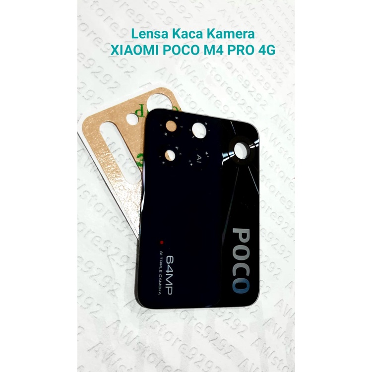 Camera Lens Lensa Kamera Kaca Kamera Belakang XIAOMI POCOPHONE POCO M4 PRO 4G