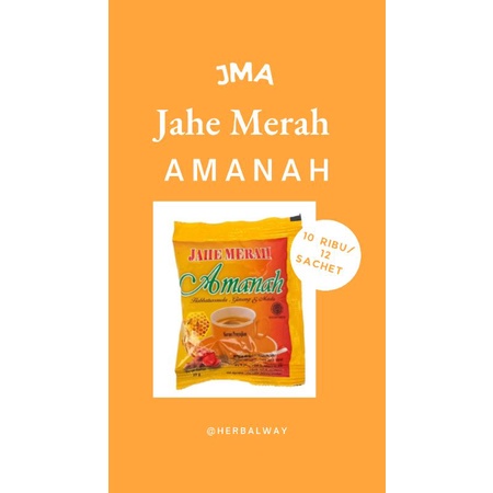 

Jahe Merah Amanah